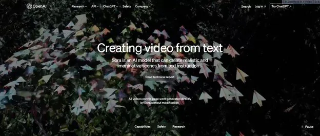 sora ai video generator website