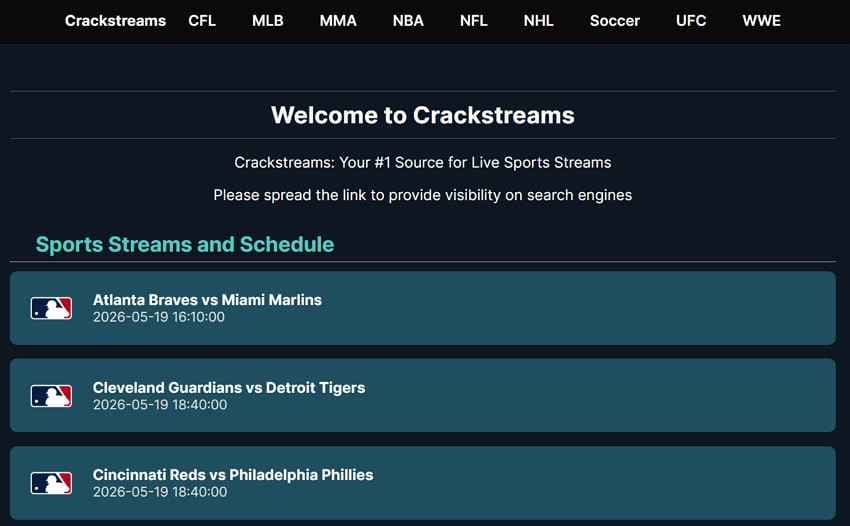crackstreams mirror link concerns