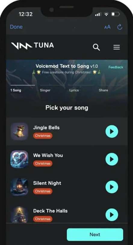 choose a song