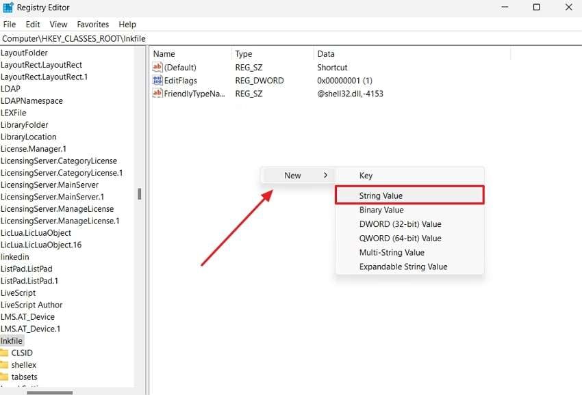 continue to create new string value