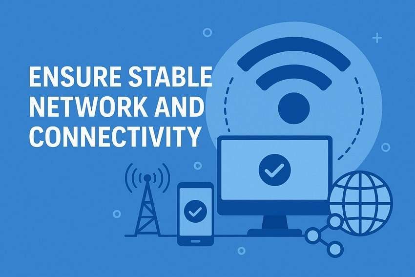 ensure good connectivity