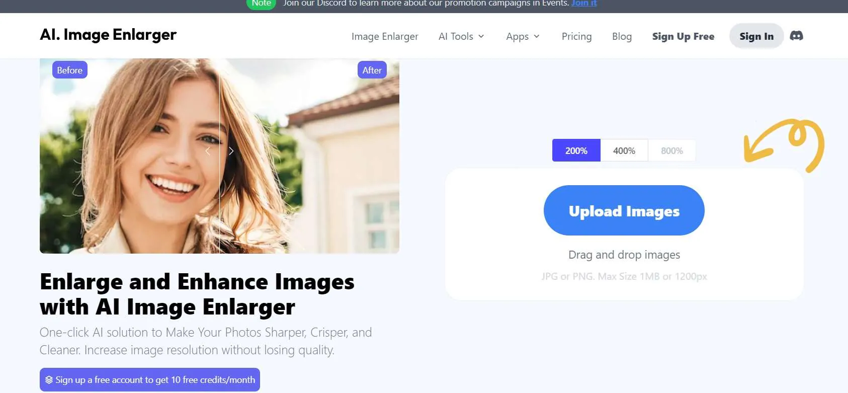 ai image enlarger free online