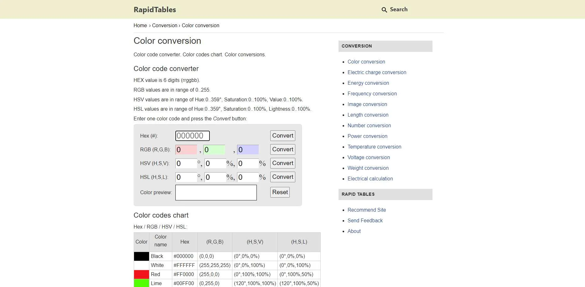 convert cmyk to rgb with rapidtables