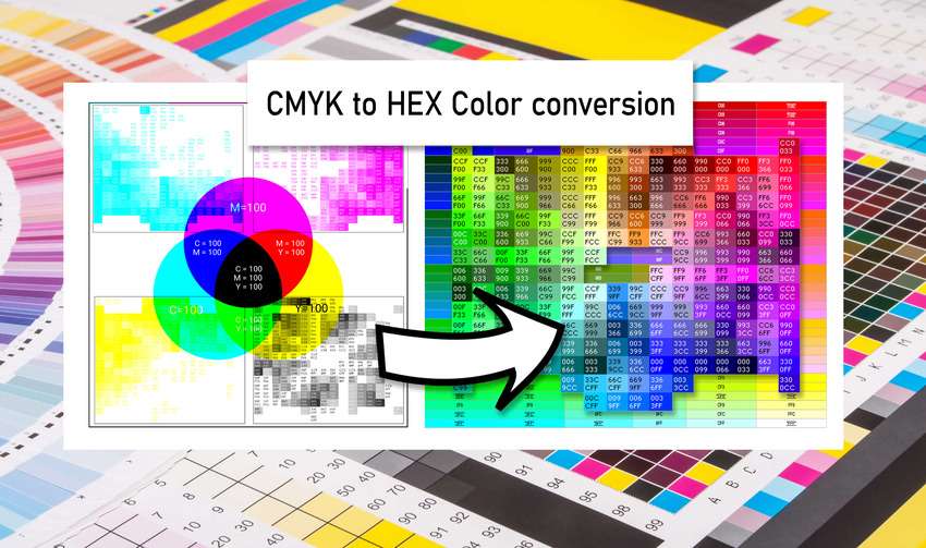 Konvertierung von cmyk in hexadezimale Farben