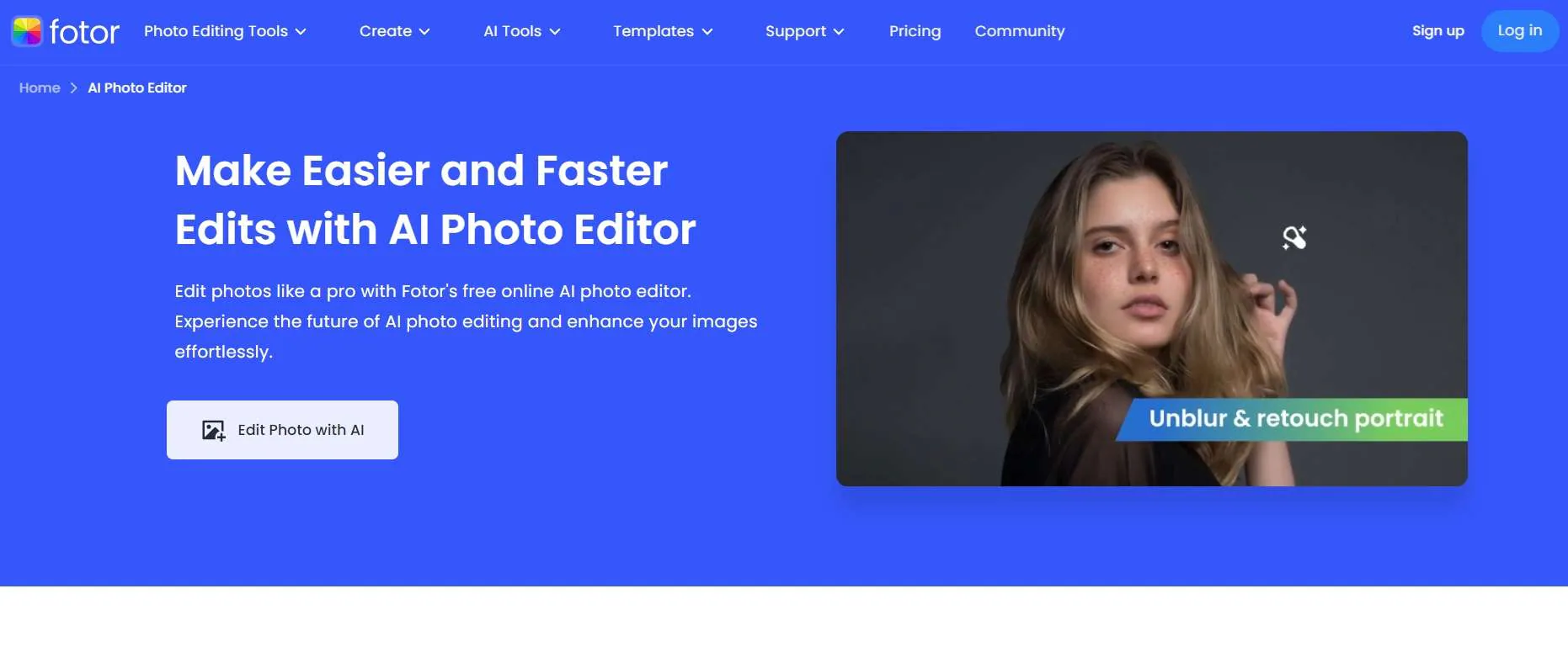 fotor photo editor for PC online