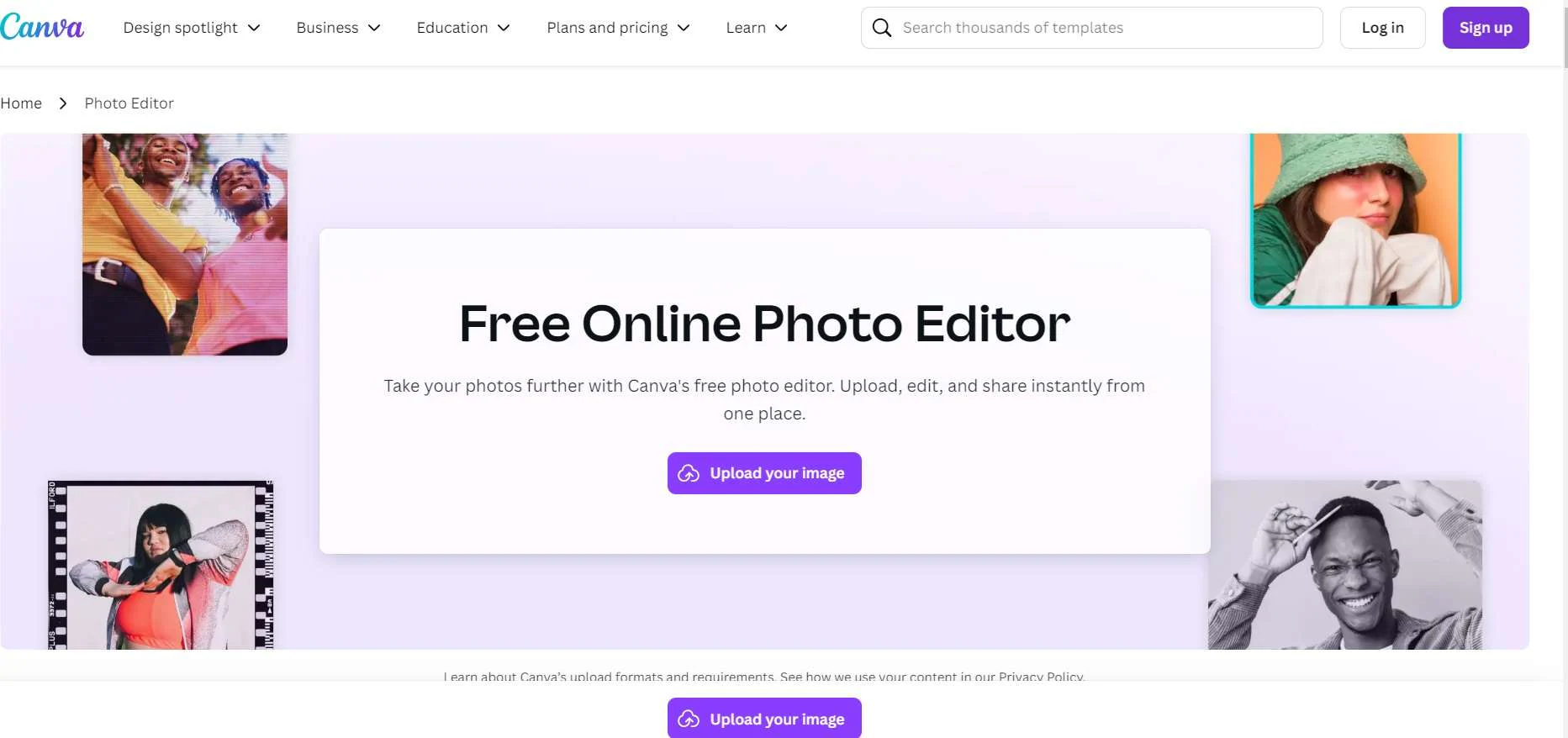 canva picture editor for PC online