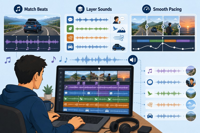 improve the pacing with music