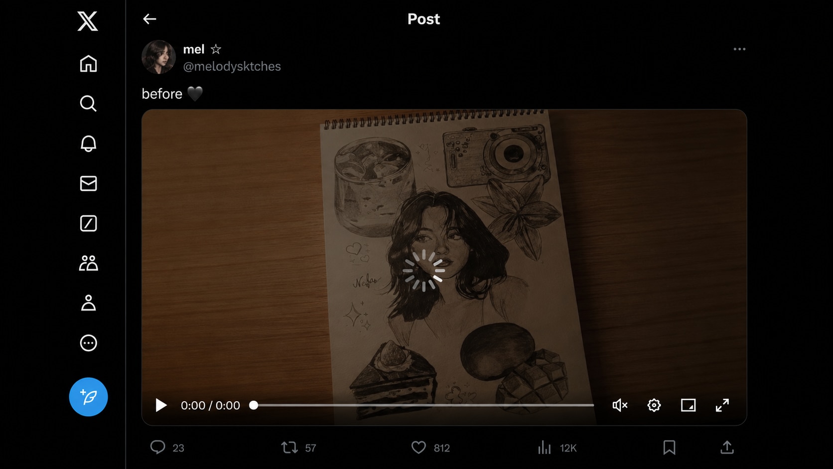 twitter video not playing before