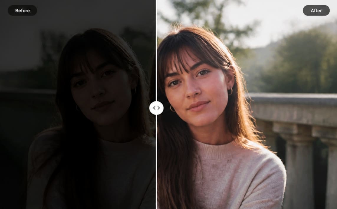 repairit online upload underexposed photo for ai enhancement