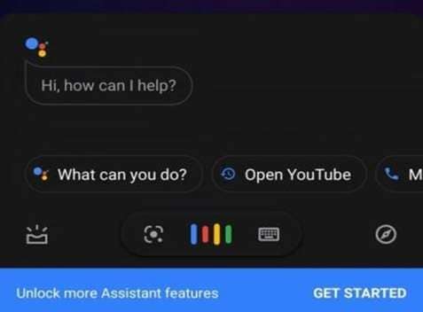 google assistant user interface