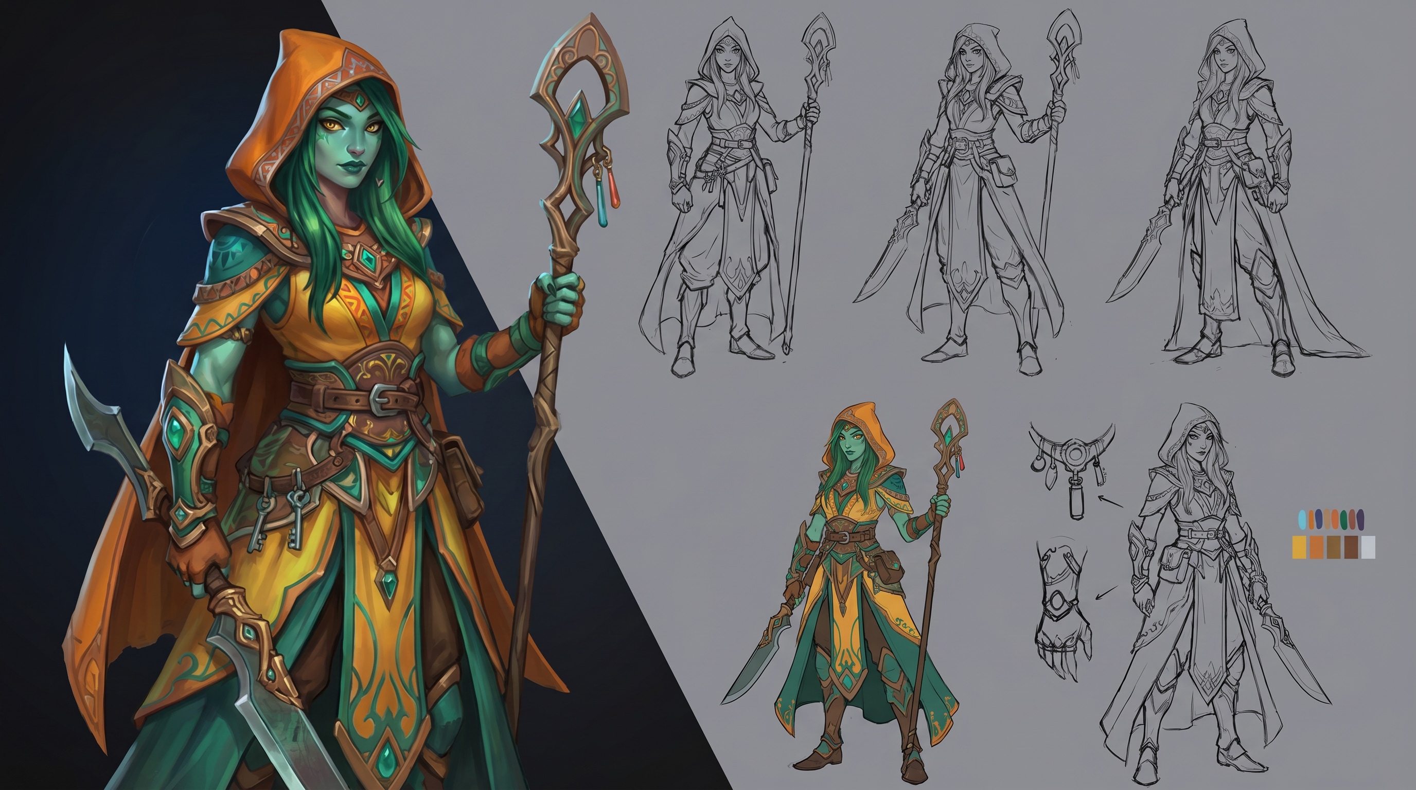 upscaled 8k concept art after