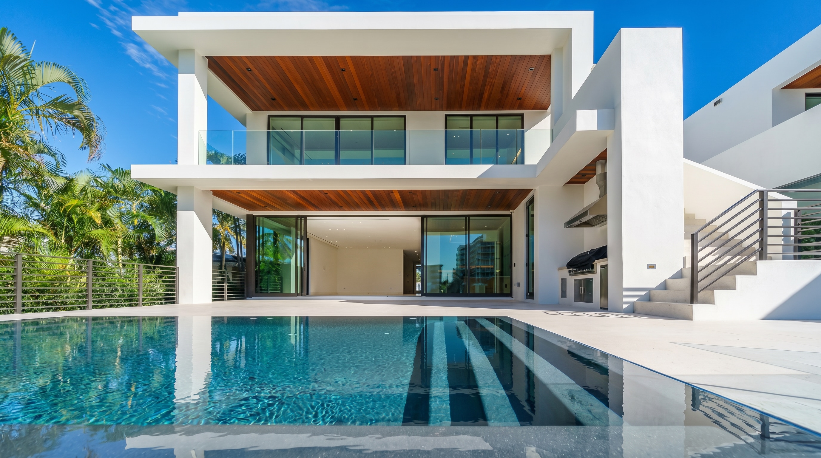 upscaled 8k modern villa after