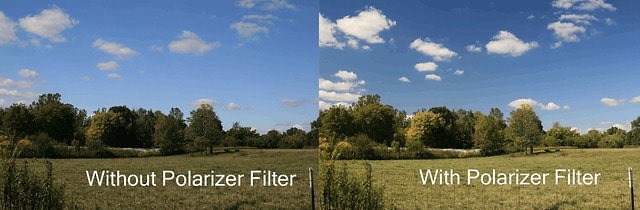 use polarizing filter
