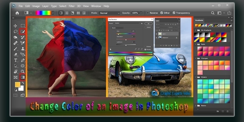 vibrant colors in photoshop