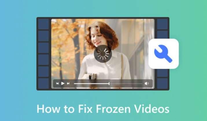 how to fix a frozen video