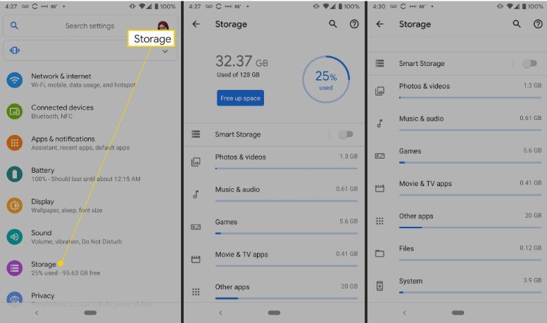 android storage