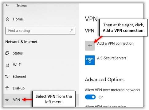 add a vpn connection to fix cannot play video