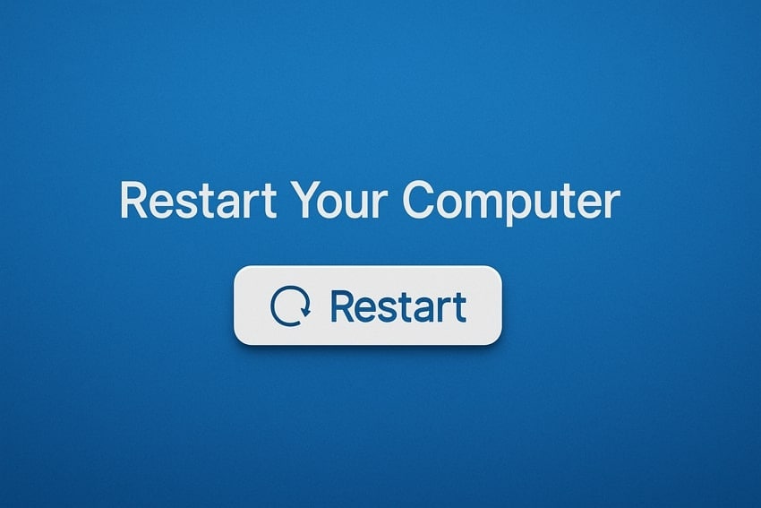 restart computer to stop crash