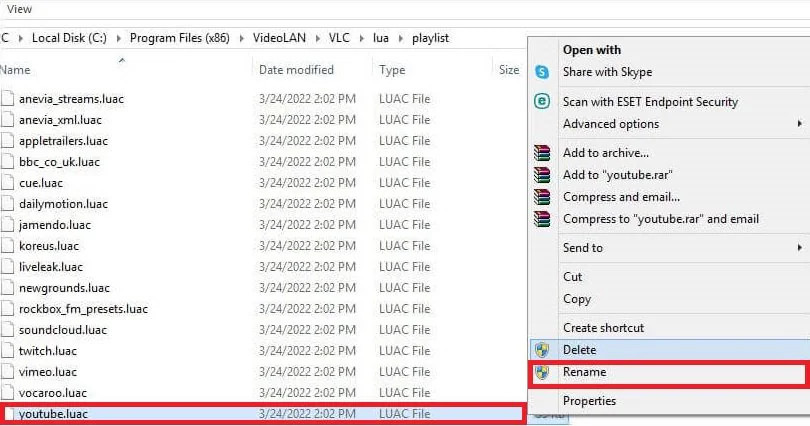 rename youtube.lua file