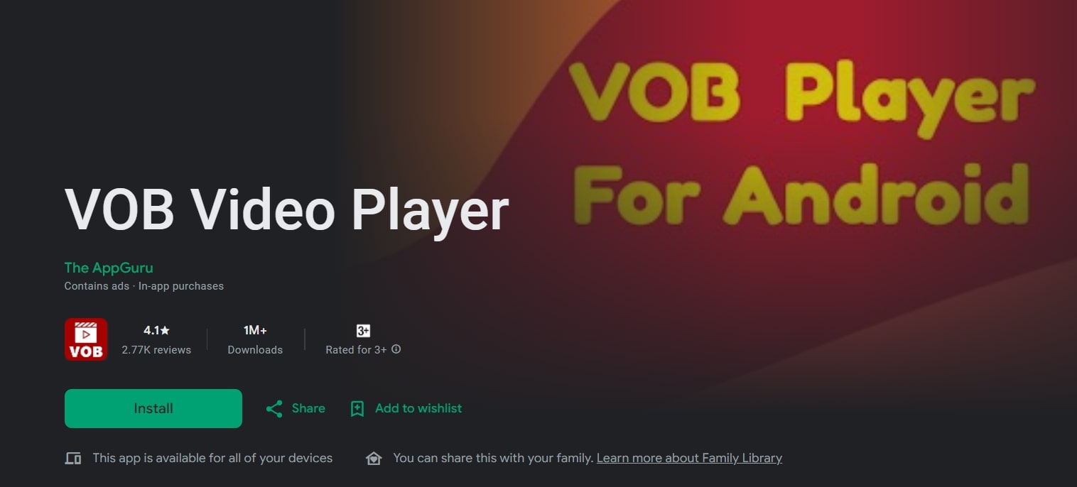 vob player for android