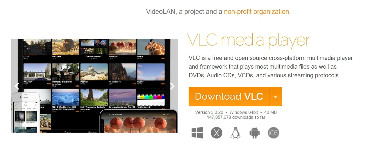 lettore multimediale vlc