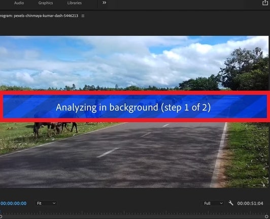 analyzing in background