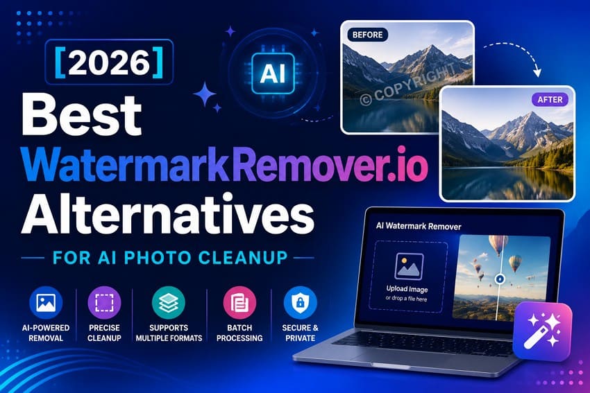 Reliable WatermarkRemover.io Alternatives: AI Photo Cleanup Tools