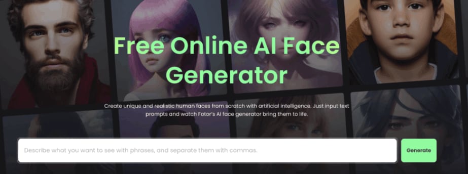 what is ai face generator