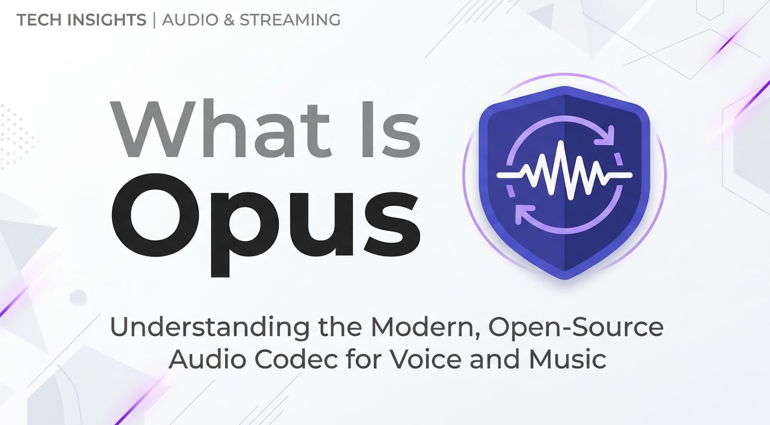 What Is Opus and Why This Audio Codec Matters Today