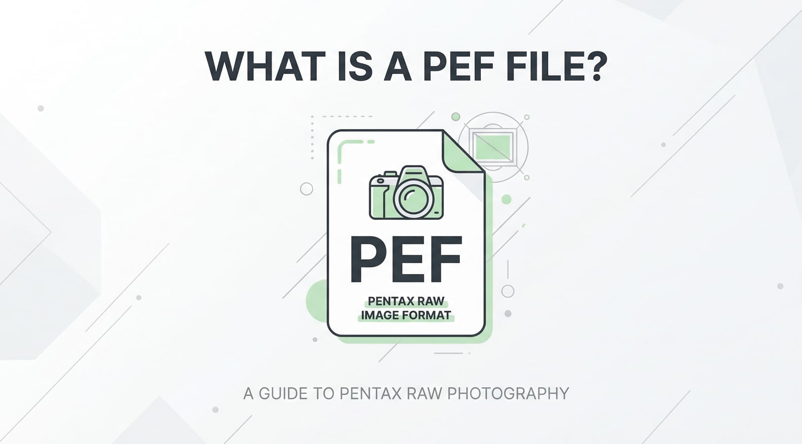 What Is PEF File and How to Open, Convert, and Repair It