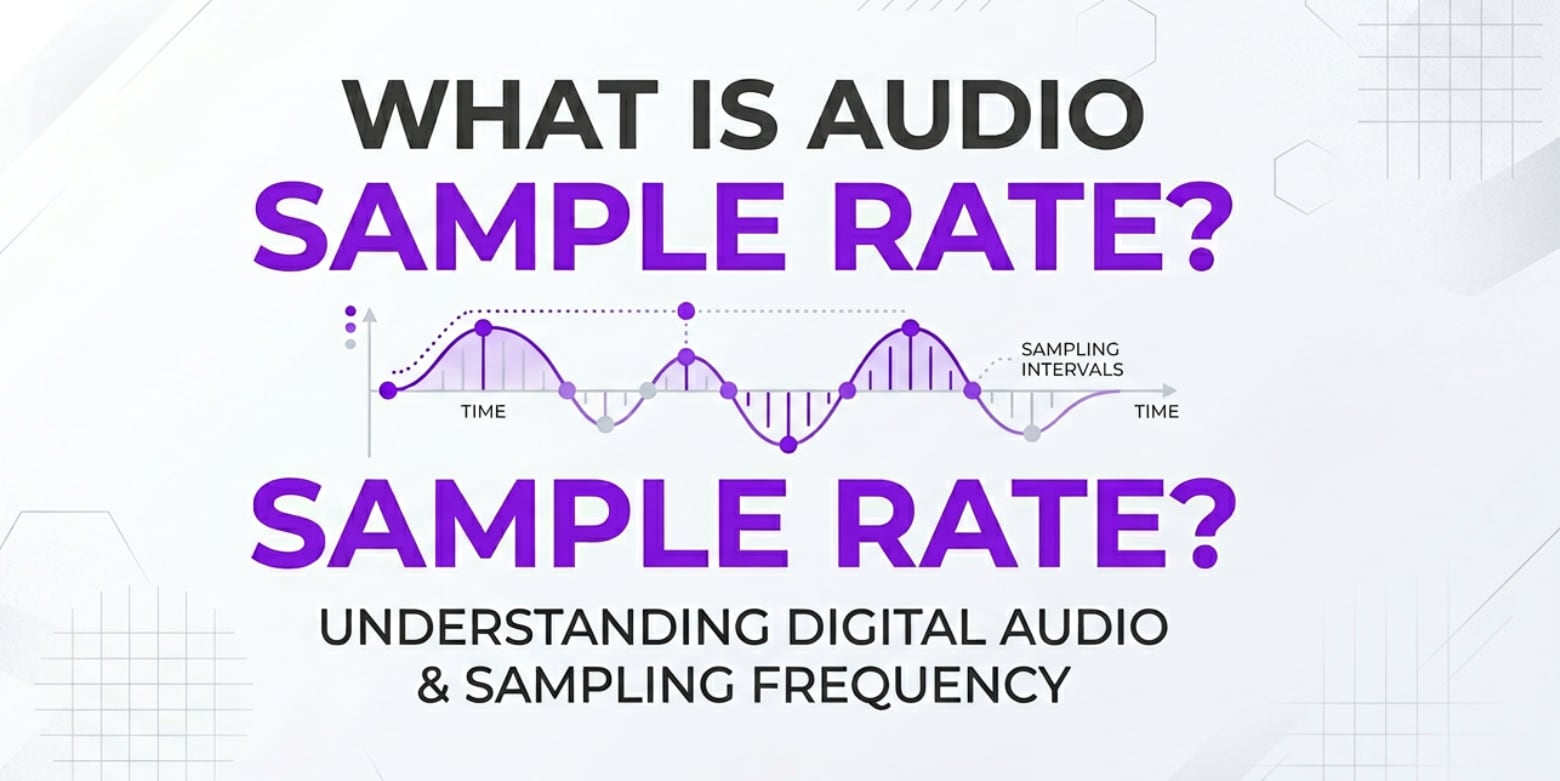 What Is Audio Sample Rate and Why It Matters for Sound Quality
