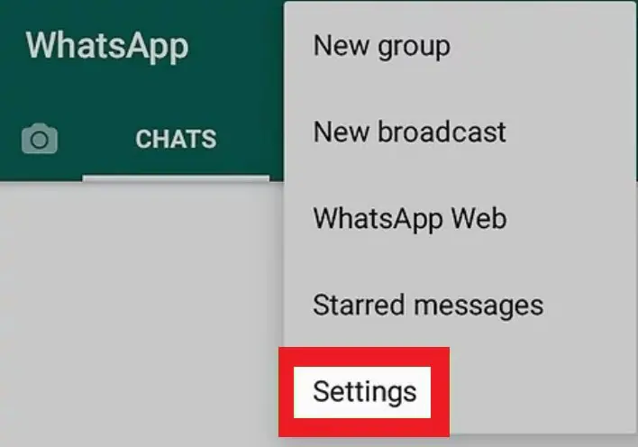 whatsapp settings