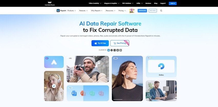 repair video to fix windows error