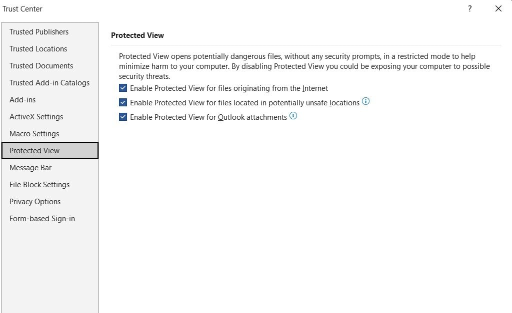 ms word protected view 