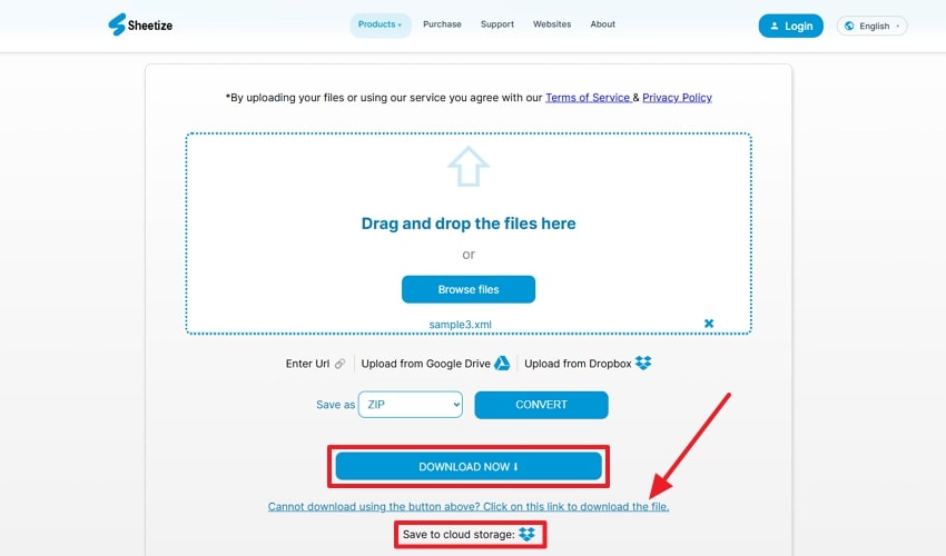 use download now button to save