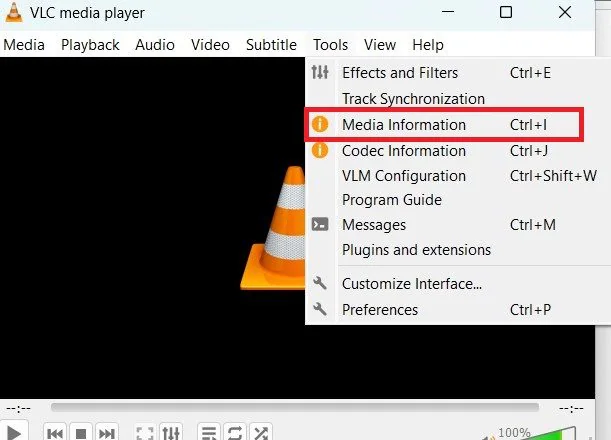 configurações de vlc