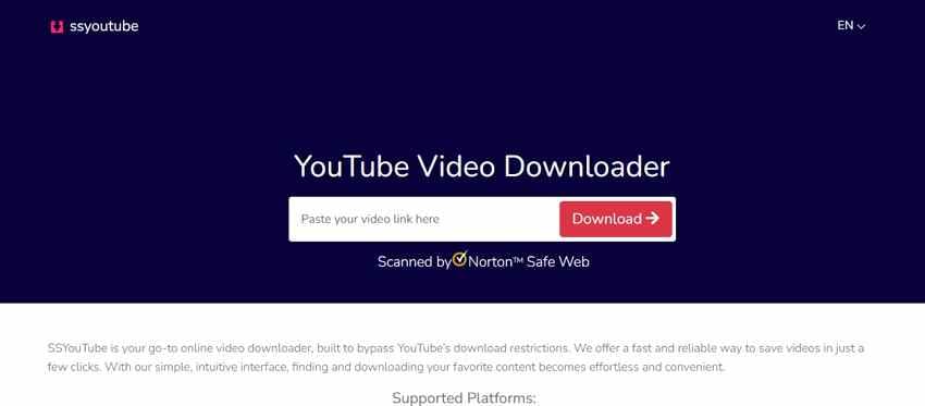 y2mate alternative ssyoutube