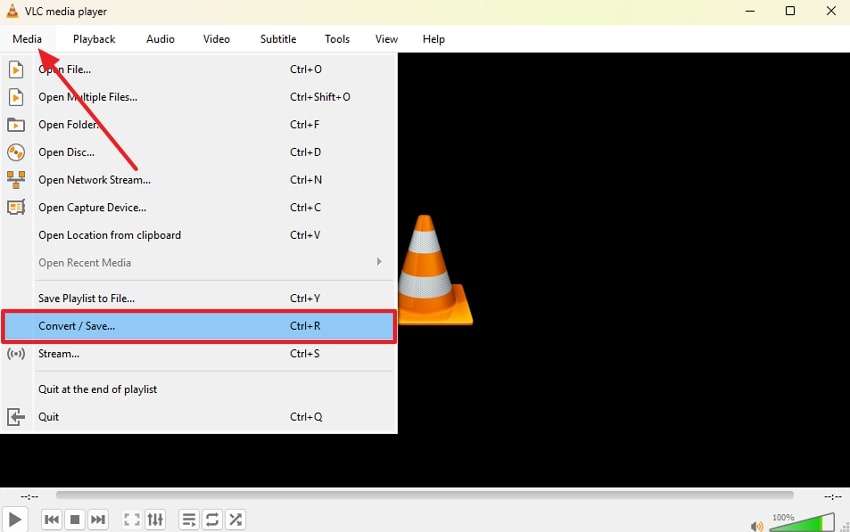 access convert save from media menu
