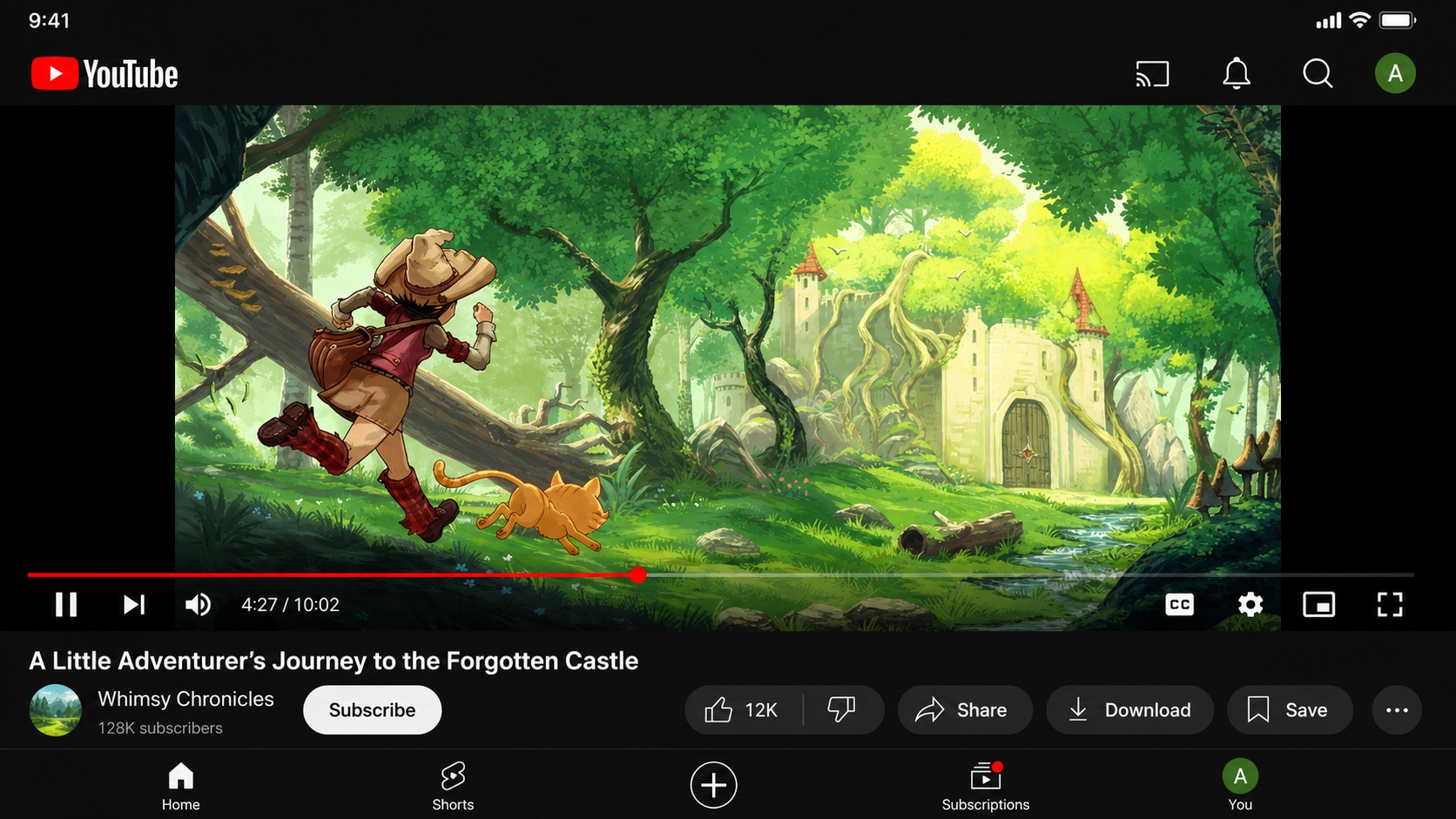 youtube lagging on phone after