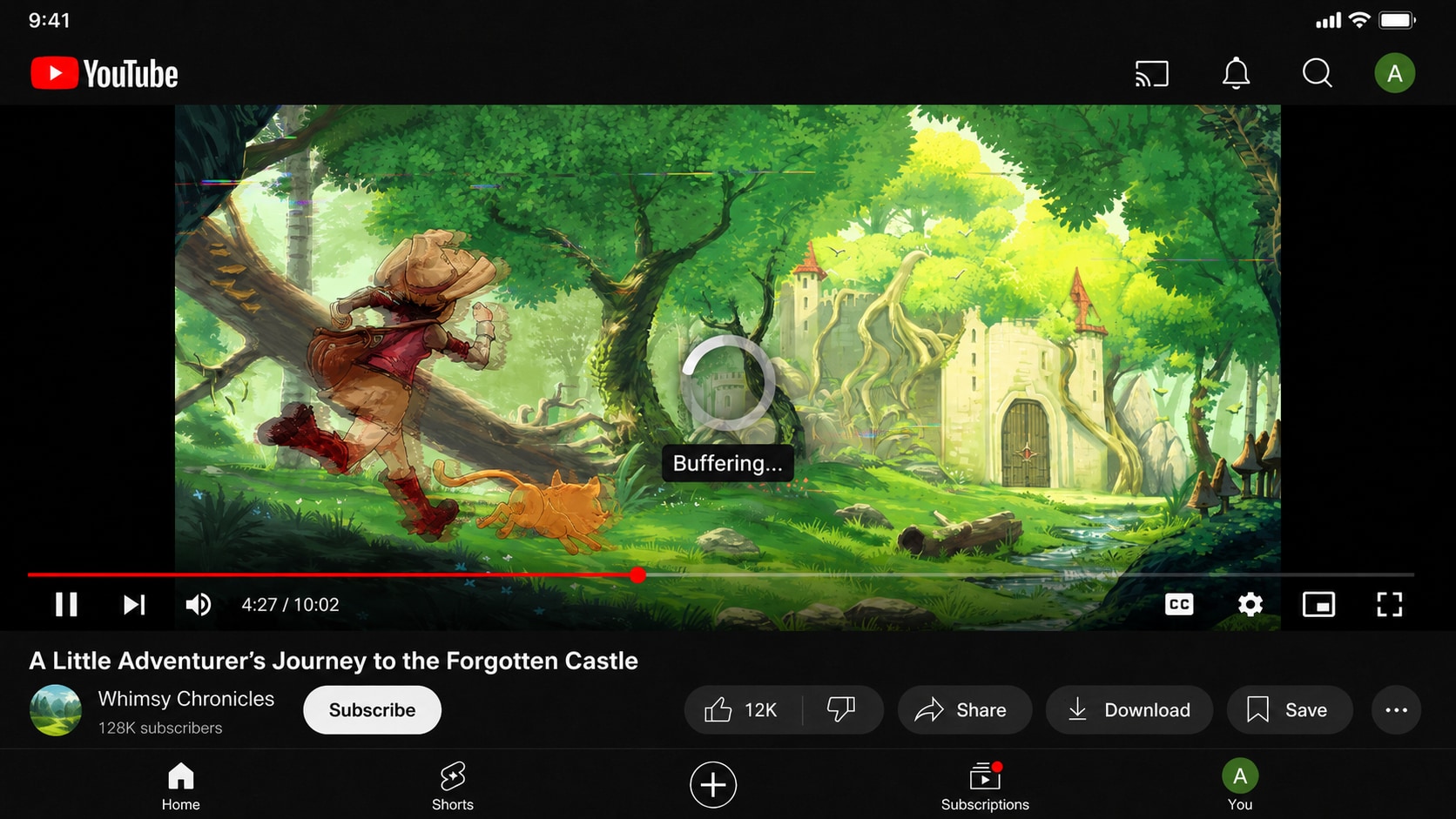 youtube lagging on phone before