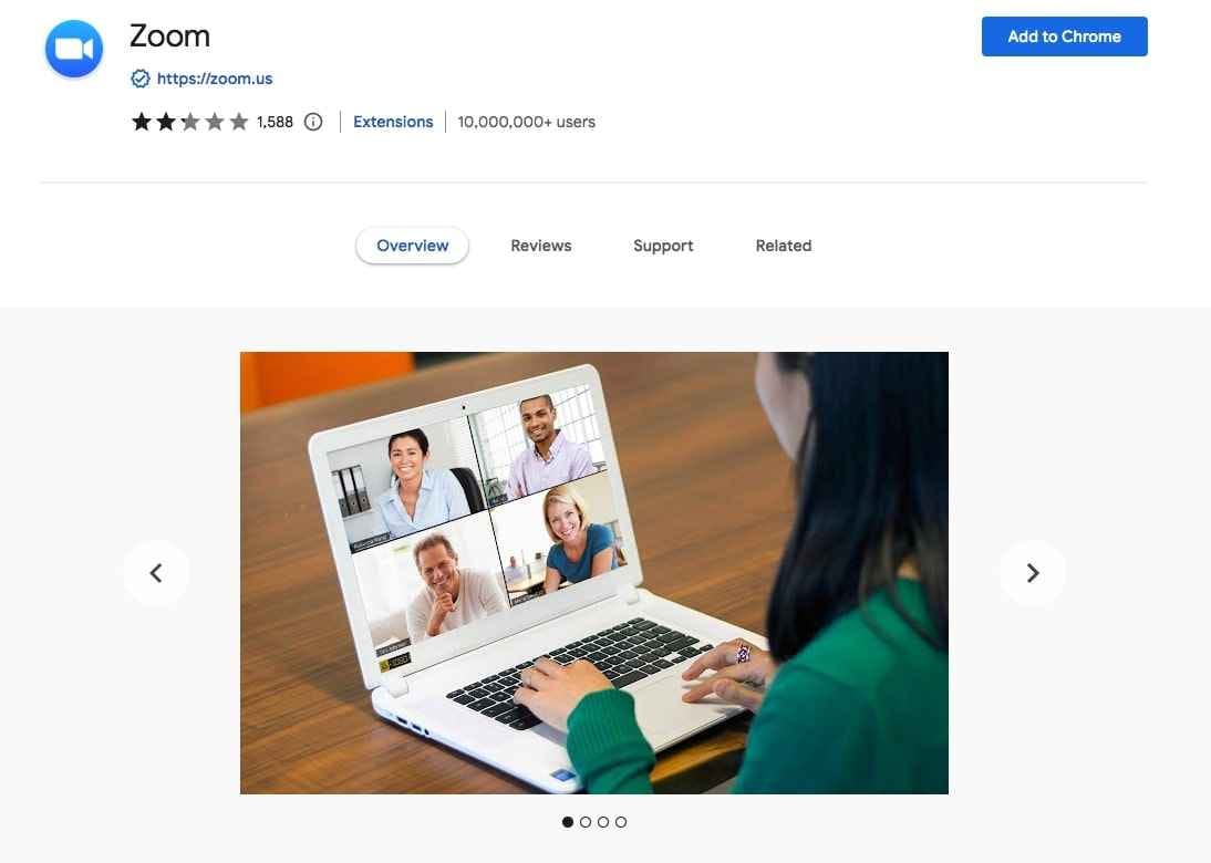 Zoom Chrome Extension - extensão para baixar vídeos do Chrome