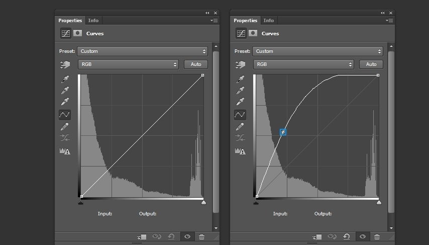 utilize curve tool