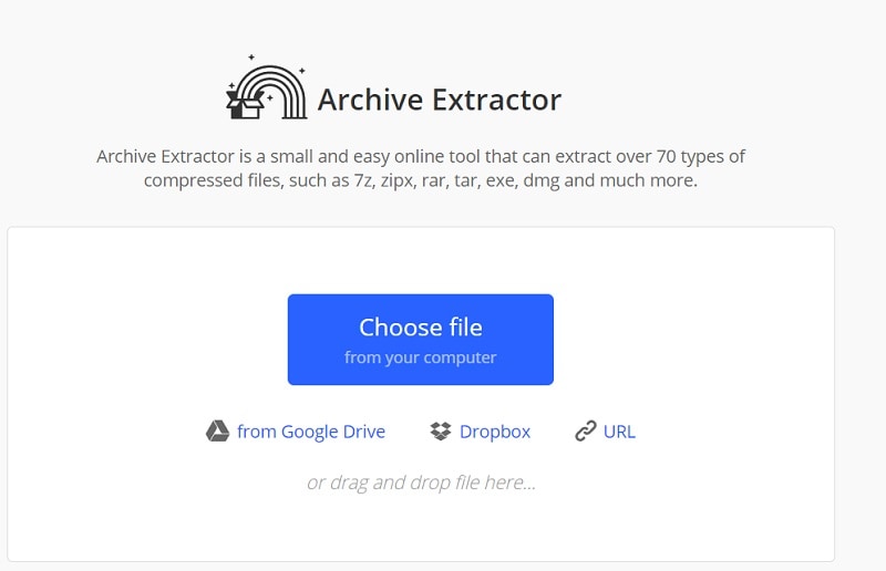  Zip Extract Me : Choisir un fichier 
