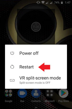 how to fix unfortunately camera has stopped by restarting camera or device