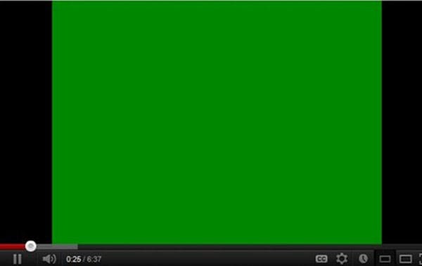 youtube green screen error