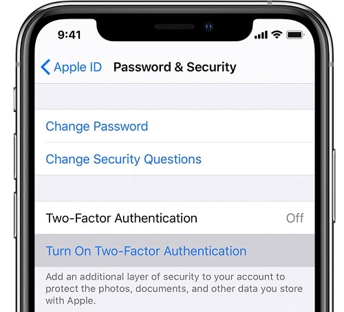 icloud two
                    factor authentication
