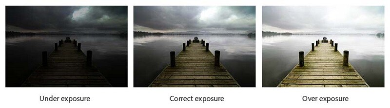 exposure
                    difference in photos