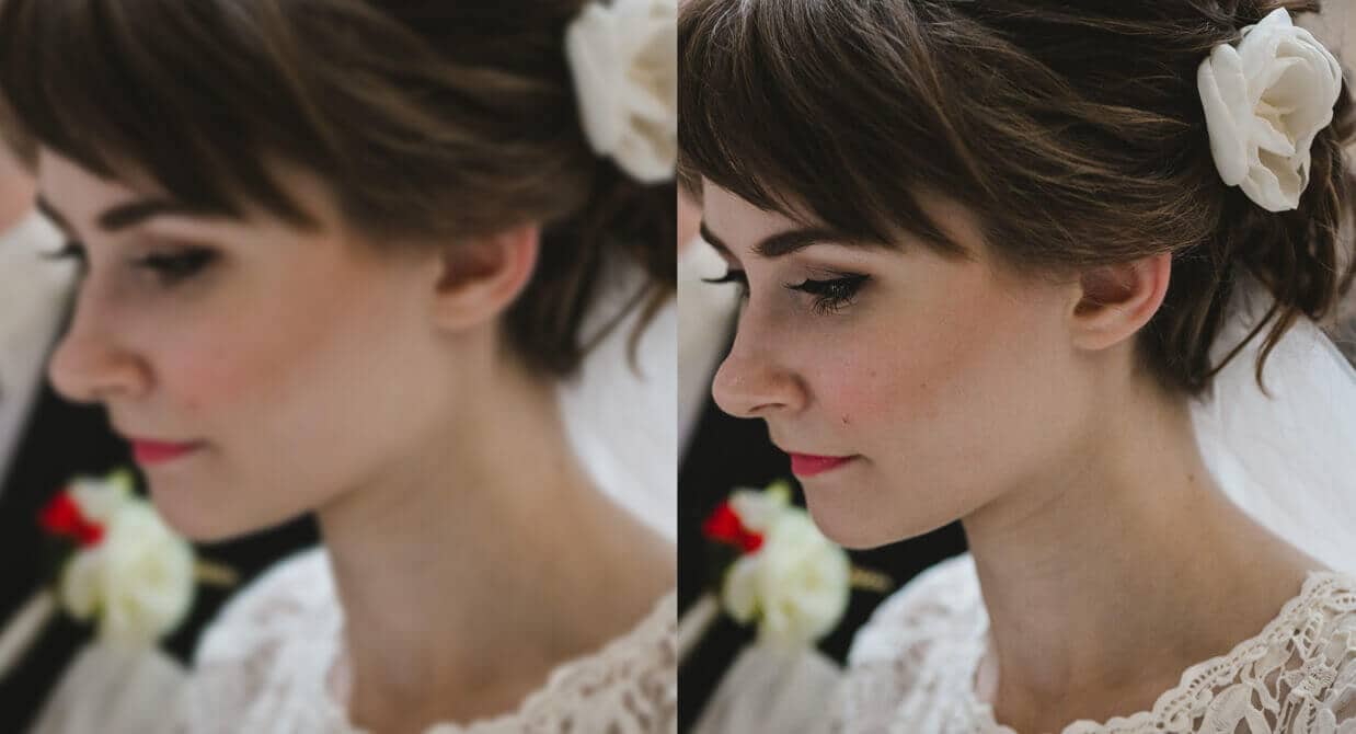 how to fix blurry wedding photos