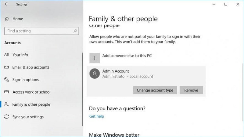 Viewing Family and Other People Options