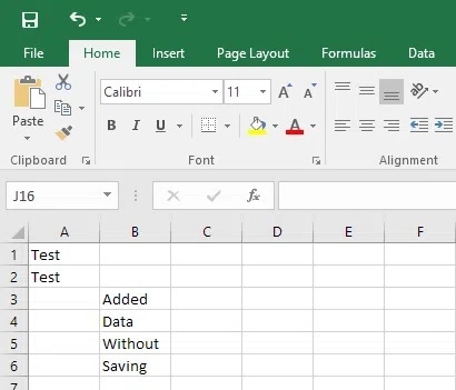  Adding Data to Spreadsheet